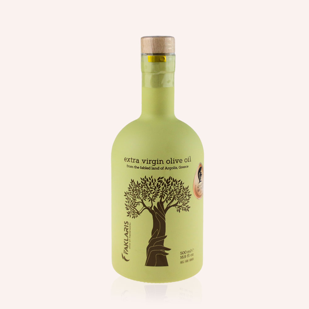Oliwa z oliwek extra virgin FAKLARIS PREMIUM EVOO 500ml jasna butelka